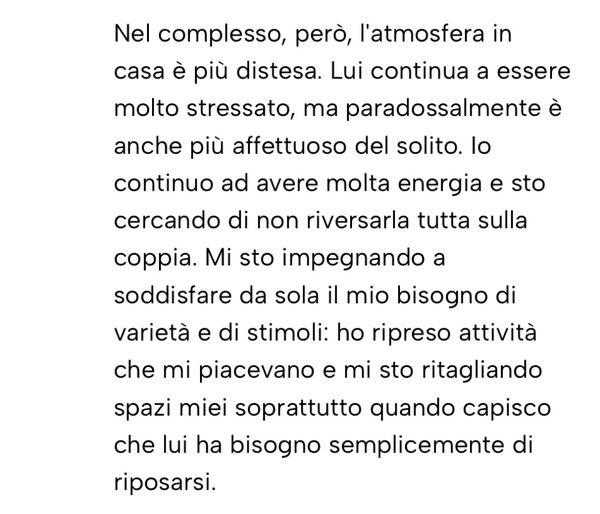 Messaggio da un cliente