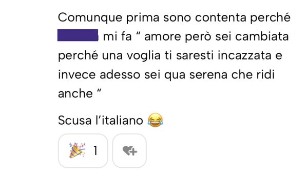 Messaggio da un cliente