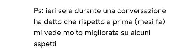 Messaggio da un cliente