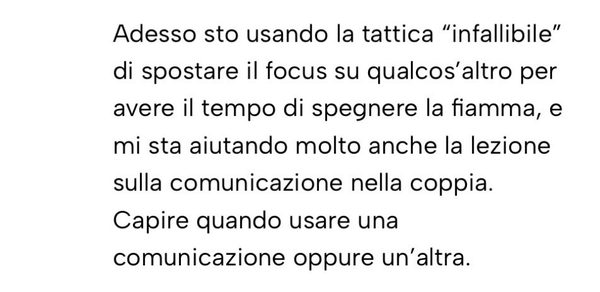 Messaggio da un cliente