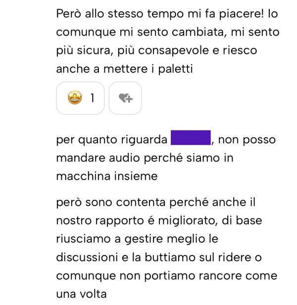 Messaggio da un cliente