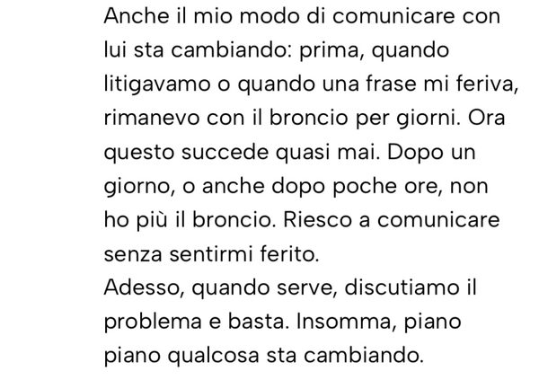 Messaggio da un cliente